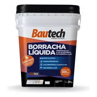 Bautech Borracha Líquida 20 Kg Solução Total Ultra