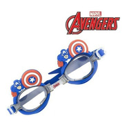 Óculos Natação Infantil Capitão América Avengers 3d -piscina