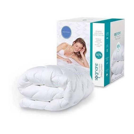 Cubrecolchón Sognare Matrimonial Extra Confort +2 Almohadas 