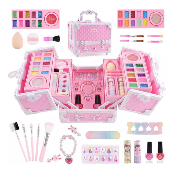 Sets De Belleza Juego De Maquillaje Lavable Real For Niñas