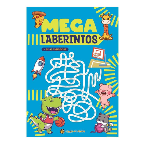 Libro Infantil Mega Laberintos - Actividades Y Juegos: No, De Equipo Editorial Guadal. Serie No, Vol. 1. Editorial Guadal, Tapa Blanda, Edición 1 En Español, 2024