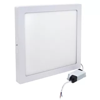 Kit 6 Plafon Luminária Led Sobrepor 40x40 Branco Frio 42w