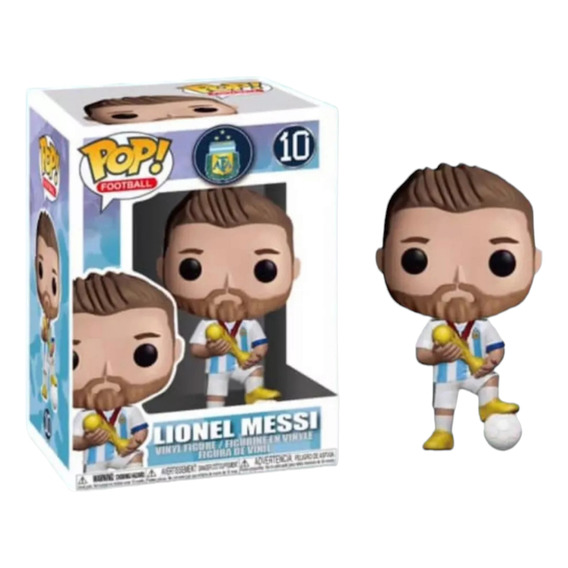 Funko Pop Messi 10 Argentina Campeón Mundial Copa Qatar 2022