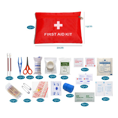 Kit Primeiros Socorros 17 In 1 - 80 Peças