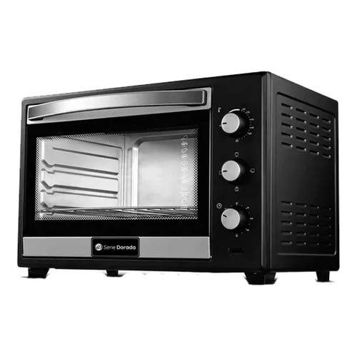 Horno Eléctrico Serie Dorada Sd-h60 Potencia 2000 Watts Color Negro