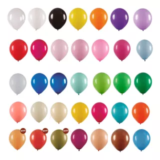 Balão Liso 7 Polegadas 50 Unid Artlatex - Inspire Sua Festa