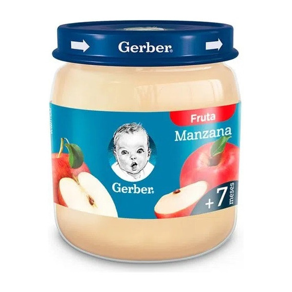Gerber Nestlé Pure De Manzana Con Vit C +7meses 113g