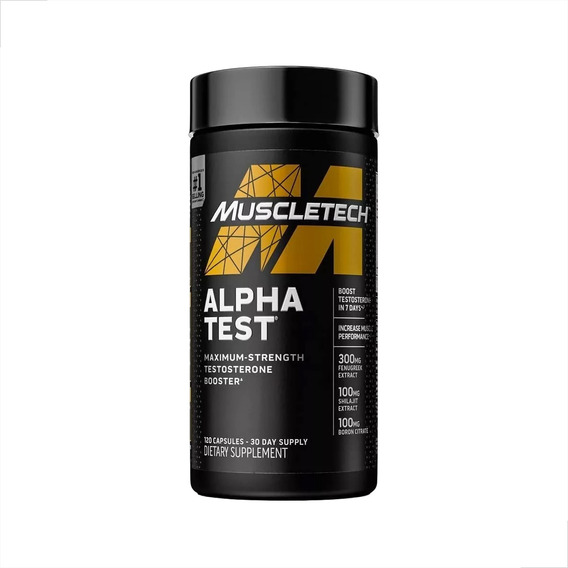 Estimulante Testosterona Alpha Test Muscletech 120ct
