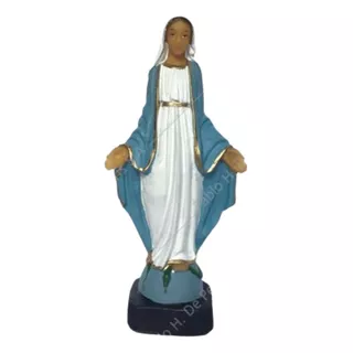 Imagen Virgen Medalla Milagrosa 20 Cm Pvc - Irrompible Nuevo