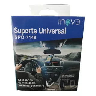 Suporte Universal Automotivo Para Celular Inova Spo-7148