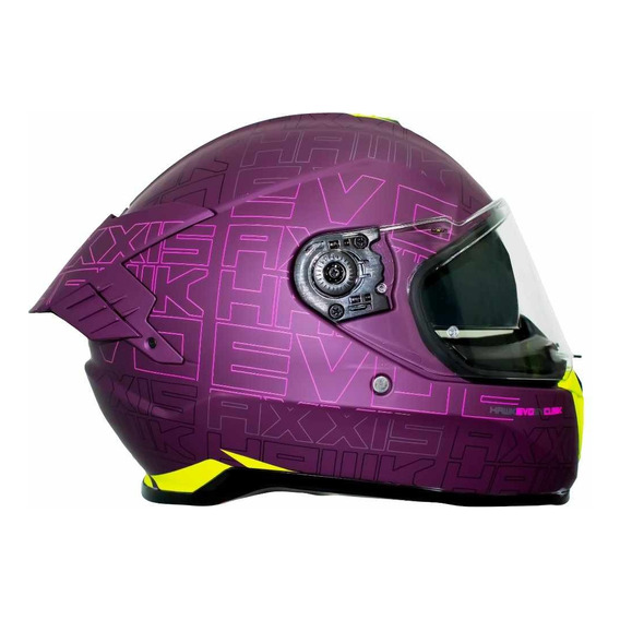 Casco Integral Axxis Hawk Evo Cubik Rosa Mate Ece Y Dot