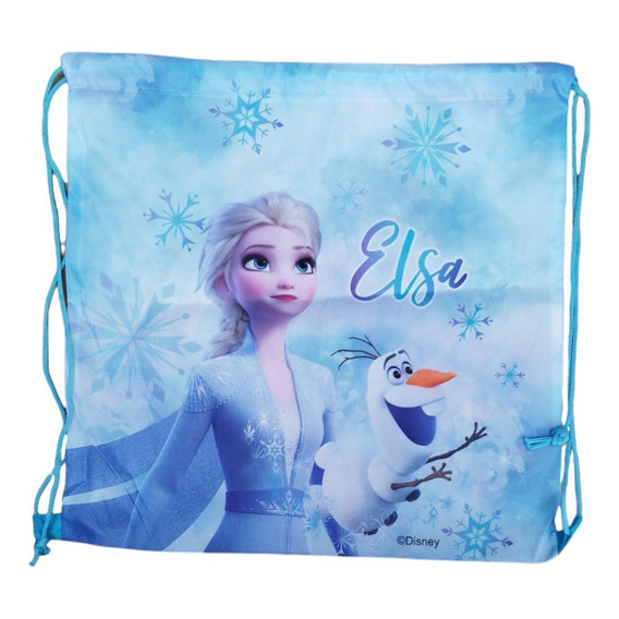 Bolsa Merienda De Pvc Frozen Elsa 41 X 41 Cm Oficial