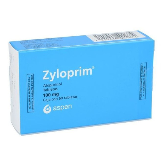 Zyloprim 100mg Tabletas Con 60 Alopurinol