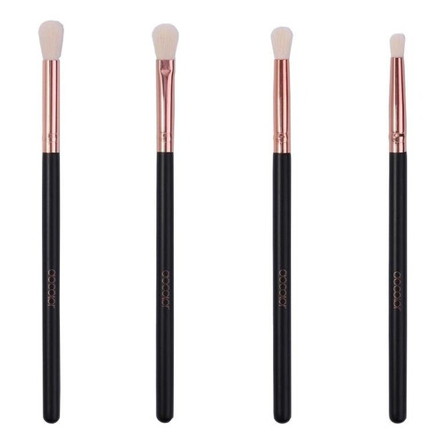 Set de 4 brochas de maquillaje Docolor DC0412 rose gold