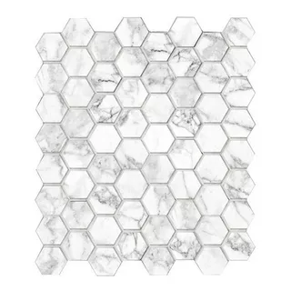 Revestimiento Calacatta 3.5x3.5 (29x26) Hexagonal Marmol 