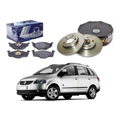  Disco Pastilha Dianteiro Spacefox Aro 14 1.6 2006 A 2010