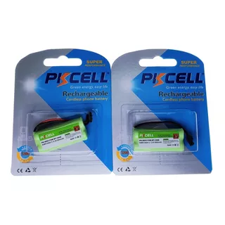(2 Pack) Baterias Para Uniden Bt1008 Bt1021 Bt1016 