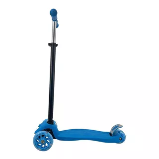 Scooter Plegable Para Niños, Fuxion Toys, Doble Llanta Front Color Azul Claro