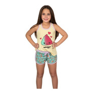 Pijama De Verano Para Nenas Emoji Art 722