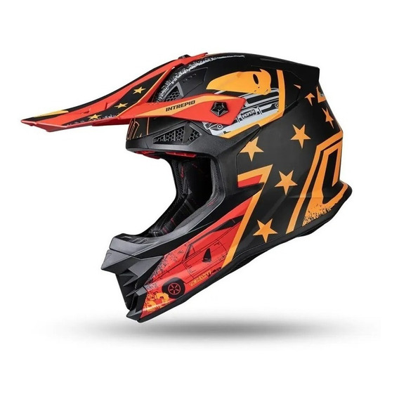 Casco Ufo Intrepid Motocross Enduro Varios Colores Fas Motos