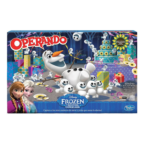 Operando Frozen Aventura Congelada Disney Juego Mesa Hasbro