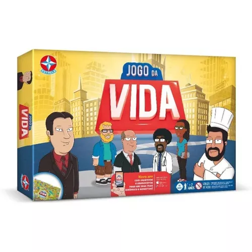 Kit jogo tabuleiro banco imobiliário + jogo da vida estrela - T