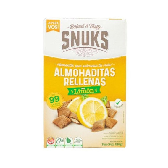 Almohaditas De Limon Snuks 240 G Sin Tacc