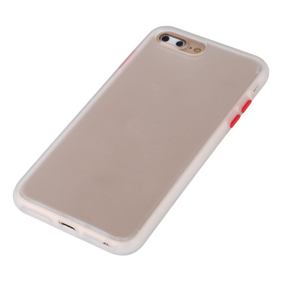 Funda Case Para iPhone 6 Plus Peach Garden Blanco Antishock