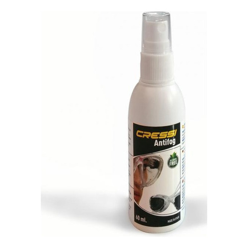 Liquido Antiempañante En Spray Cressi Para Visores Y Goggles Color Blanco