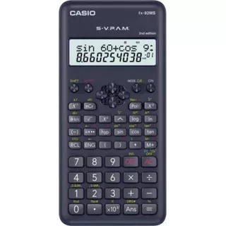 Calculadora Cientifica Casio Fx-82ms 240 Funções Preto