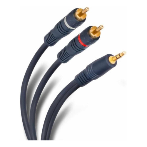 Cable Plug 3,5 Mm A 2 Plug Rca De 3,6 Metros | 254-050