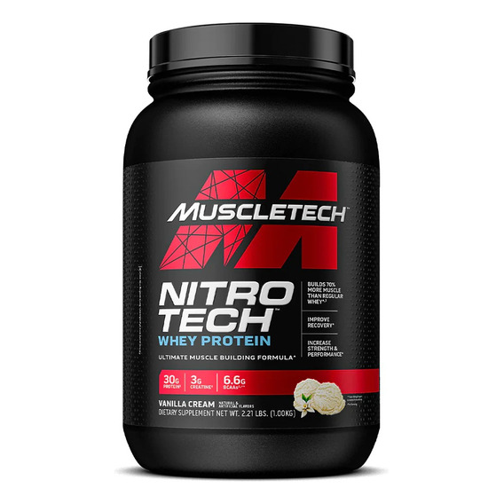 Nitro Tech Whey Protein Muscletech Proteína 1 Kilo