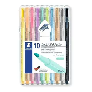 Marca Texto Fino Staedtler Textsurf Estojo 10 Cores