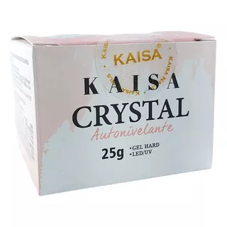 Gel Kaisa 20/25g Alongamento Unhas Auto Nivelante + Pincel Cor Crystal