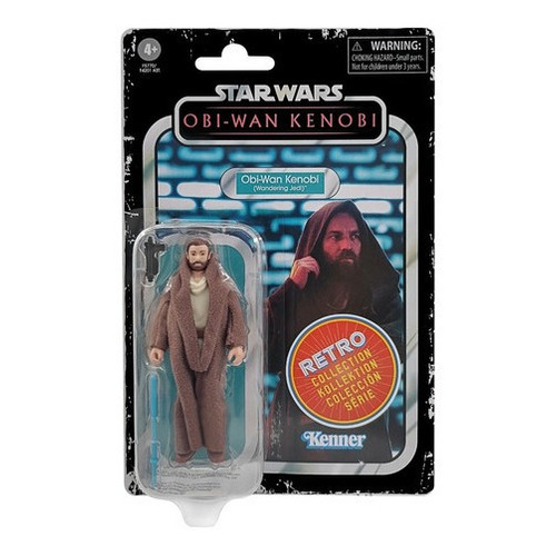 Obi Wan Kenobi Jedi 9.5cm Star Wars Retro Kenner Hasbro