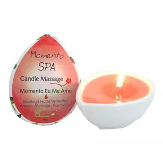  Candle Vela Massage Momento Eu Me Amo 65g - Epidermis Tipo De Embalagem Pote Fragrância Baunilha Tamanho Unica-u