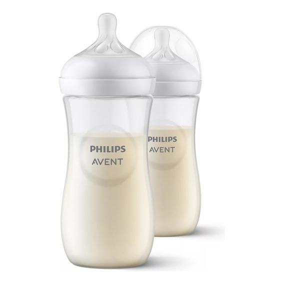 Mamaderas Natural Response Philips Avent Scy906/02 3m+ 330ml Color Blanco