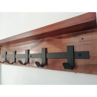 Percheros De Pared En Hierro Y Madera