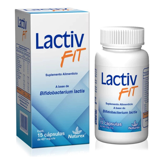 Suplemento Lactiv Fit C/15 Cáps Bifidobacterium Lactis Bpl1 Sabor Sin Sabor