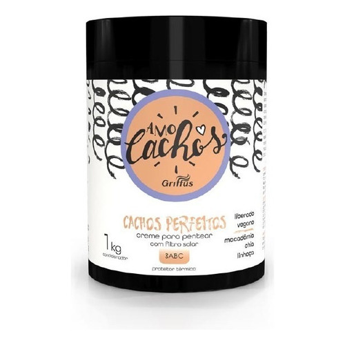 Crema De Peinar 1kg Cachos Perfectos Amo Cachos