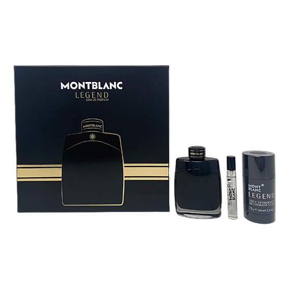 Mont Blanc Legend (edp) Set De 3 Pz Para Hombre