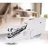 Mini Maquina De Coser Portátil A Pilas Ofertas Claras 130026 SM202 color Blanco