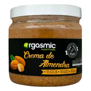 Crema De Almendras 1kg Sin Azucar Mantequilla De Almendras