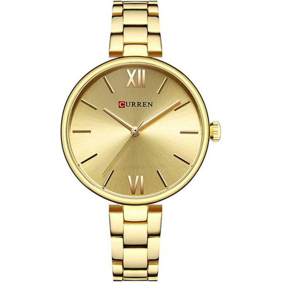 Reloj Para Mujer Curren Kreb Kreb7118 Dorado