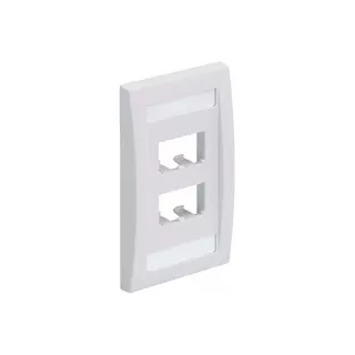 Face Plate Blanco 4x2 2puerto Faceplate Coupler Rj45 20 Pack
