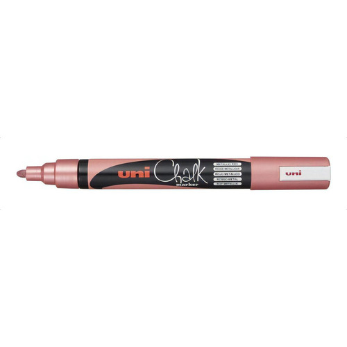 Marcador Tiza Líquida Uni Chalk Pwe 5m Trazo 1,8 A 2,5mm X U Color Rojo metálico