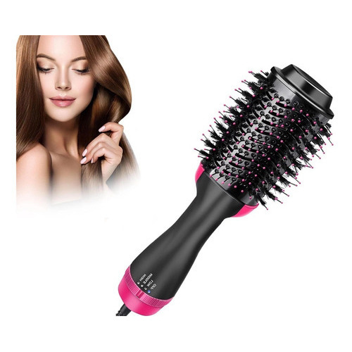 Cepillo Alisador Secador 360º Brushing Peine Anti Frizz