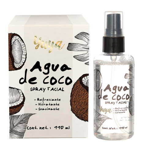 Agua De Coco Yuya Spray Facial Tonico Hidratante 110ml Momento de aplicación Día/Noche Tipo de piel Todo tipo de piel