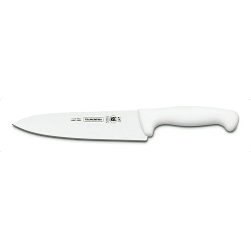 Cuchillo Carnicero 10 /25cm Nsf Acero Inoxidable Tramontina Color Blanco