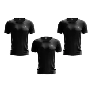 Pack X3 Remera Camiseta Deportiva Hombre Gdo Fit Running